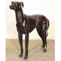 Popular Design Life Size Metal Craft Decorative Greyhound Statue